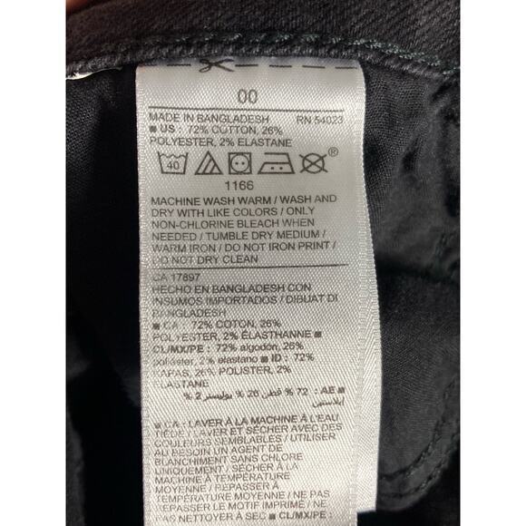 Old Navy Women's Pop Icon Skinny Jeans Black Size‎ 00 Dark Wash Denim - Picture 7 of 10